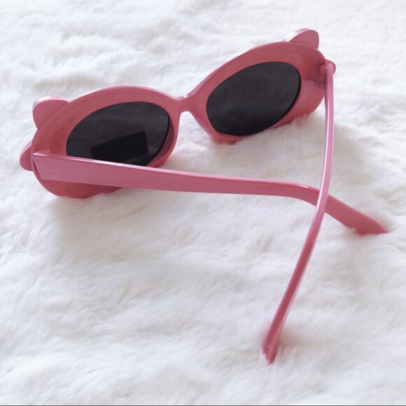 Everly Pink Toddler Girl Fashion Bow Sunglasses - Picture 5 of 8